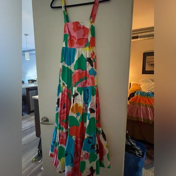 J. Crew Colorful Floral Maxi Dress - Picture 2 of 4